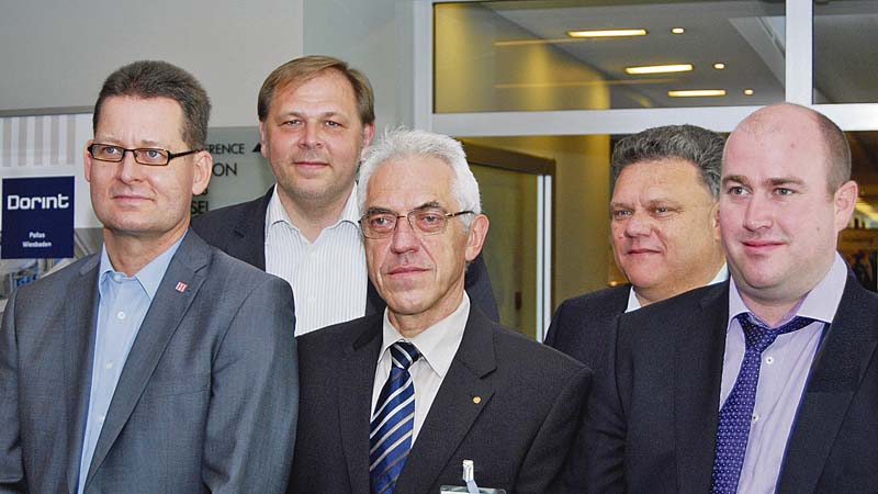 Der neue Vorstand des Deutschen Abbruchverbandes (von links nach rechts): Frank Kramer, Thomas Lück, Martin Hopfe, Johann Ettengruber und Kai Wist.  (Foto: Deutscher Abbruchverband)