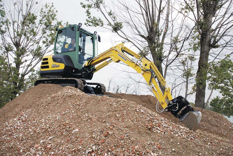 2,6-Tonnen-Raupen-Minibagger SV26. (Foto: Yanmar Construction Equipment Europe)