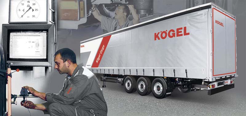 Kögel bietet in vielen europäischen Ländern Speditionen optional die Pakete BasicService und ProService sowie eine optimal auf die Kögel-Fahrzeuge zugeschnittene Full-Service-Lösung an.  (Foto: Kögel Trailer GmbH & Co. KG)