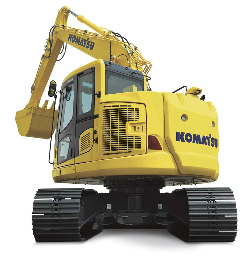 Der PC138US-11 hat ein Betriebsgewicht von bis zu 14.467 Kilogramm. (Foto: Komatsu Europe International)