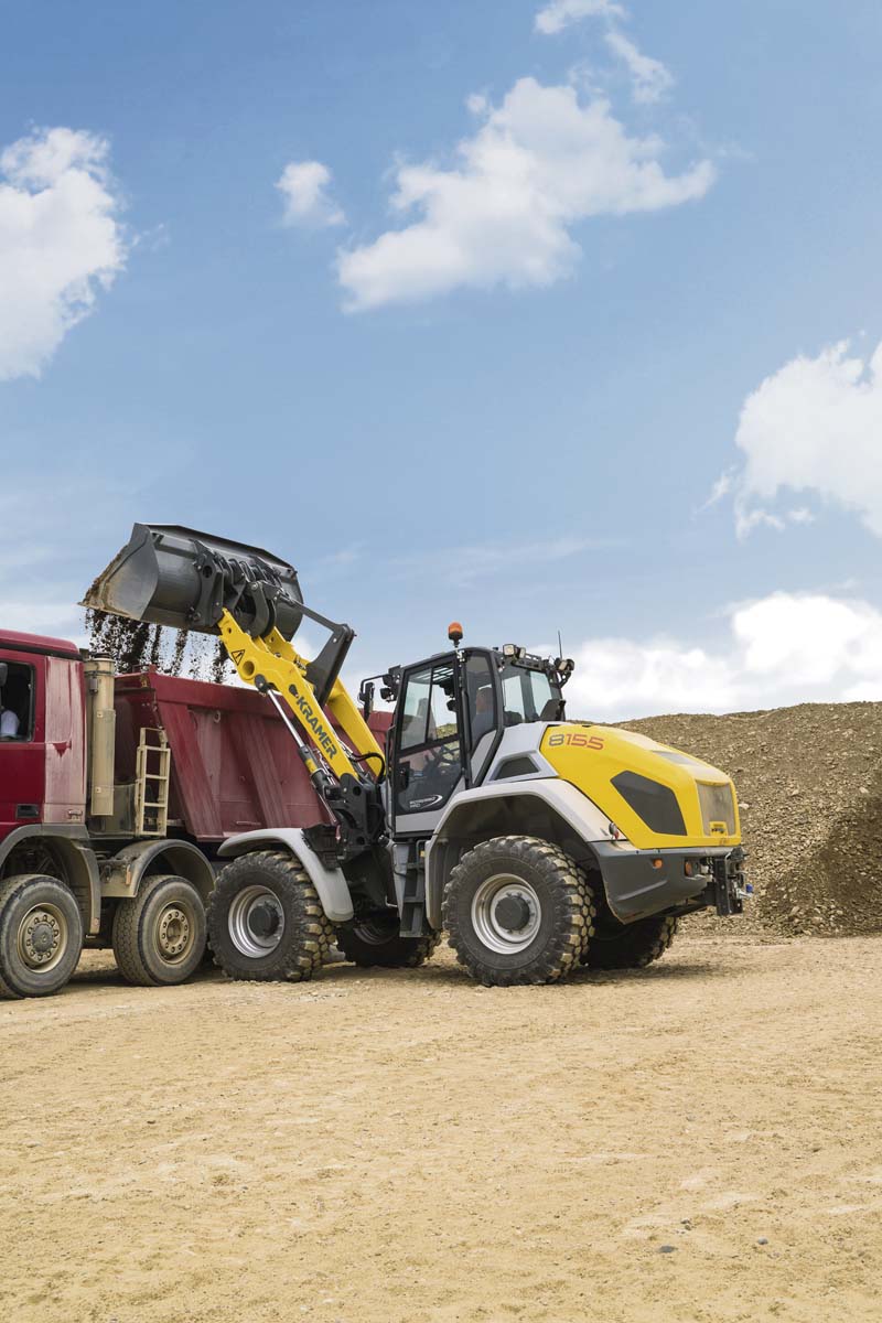 Der Kramer-Radlader 8155 eröffnet eine neue Größenklasse.    (Foto: