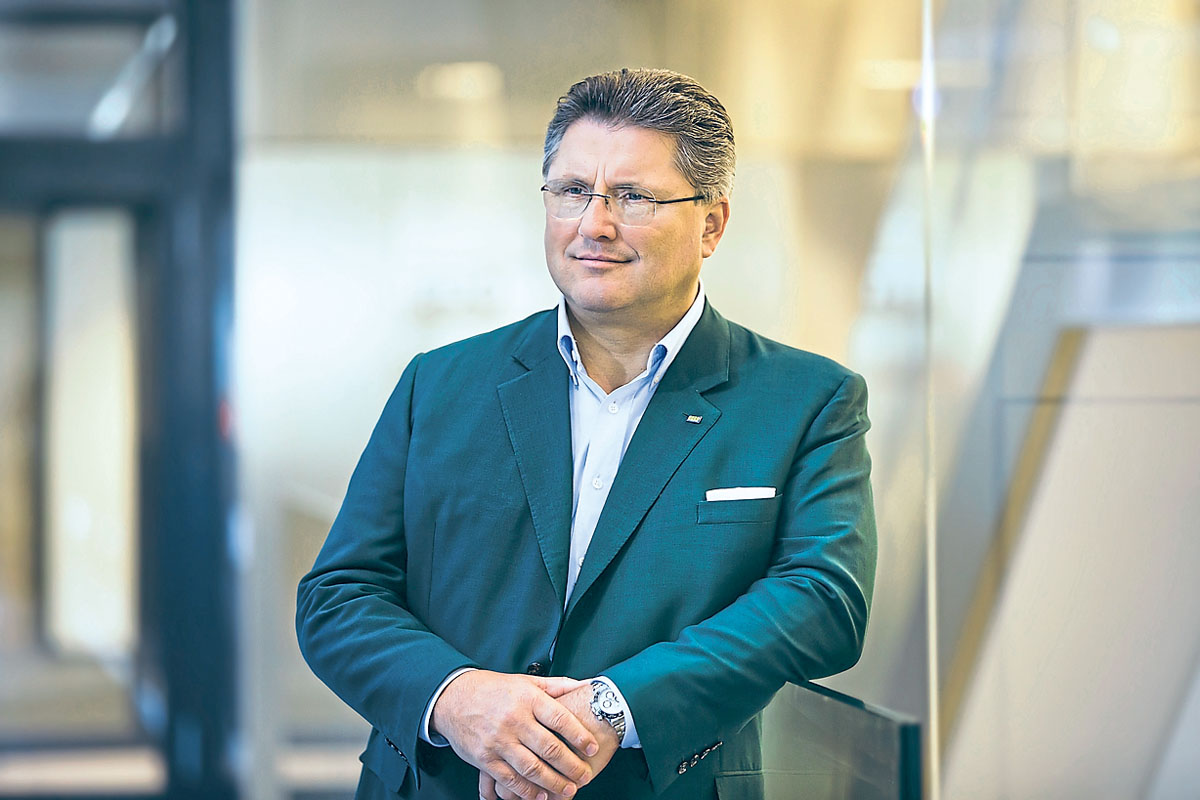 Der 58-jährige Karl-Heinz Strauss ist  CEO der Porr AG, einem der größten  Baukonzerne in Österreich.  (Foto: Astrid Knie