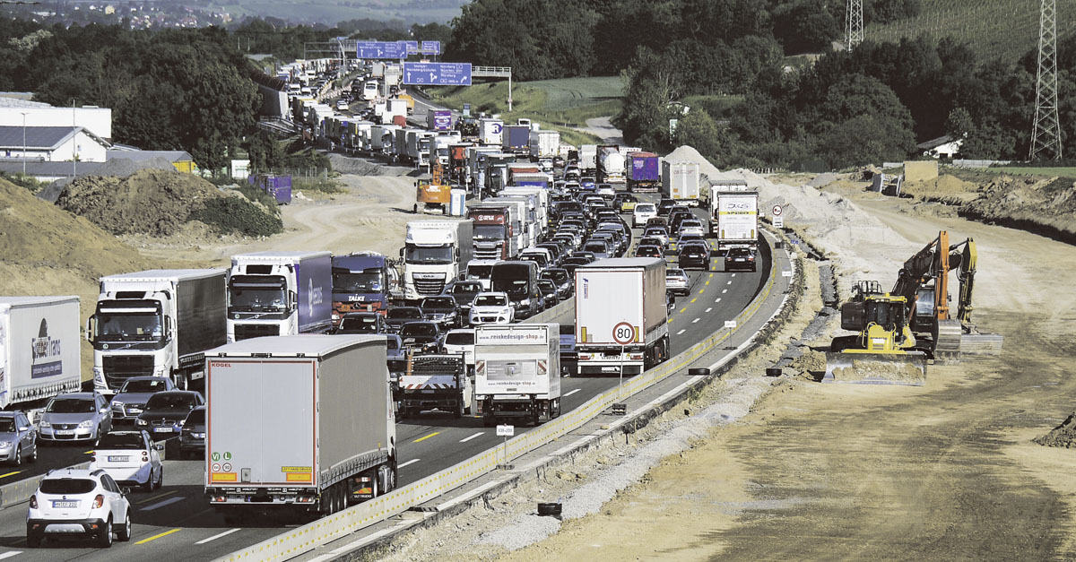 Solche Bilder von Dauerstaus an Deutschlands Autobahn-Baustellen sollen bald der Vergangenheit angehören.  (Foto: Pixabay)