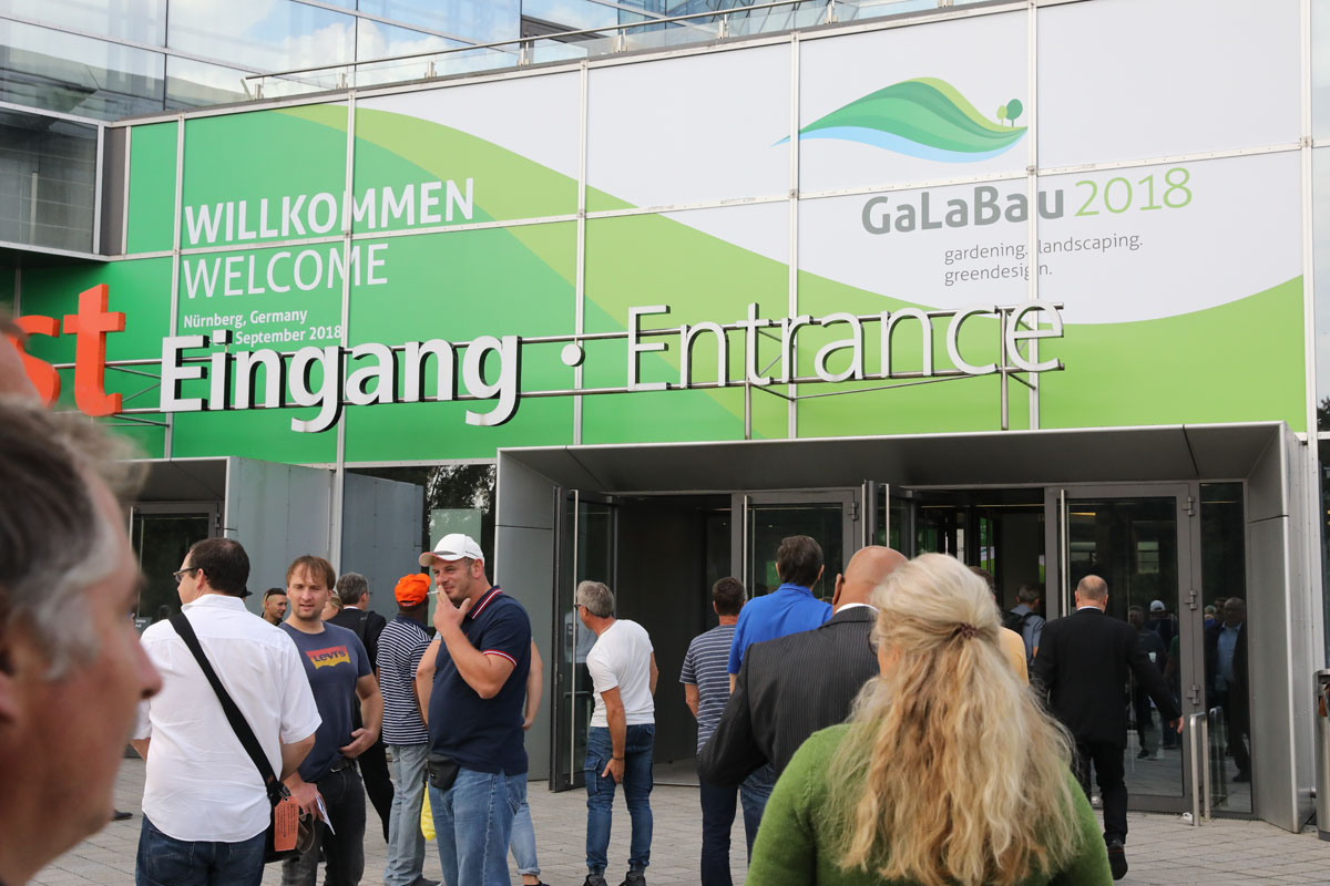 Solche Bilder von der GaLaBau werden wir erst wieder 2022 sehen. (Foto: NürnbergMesse)